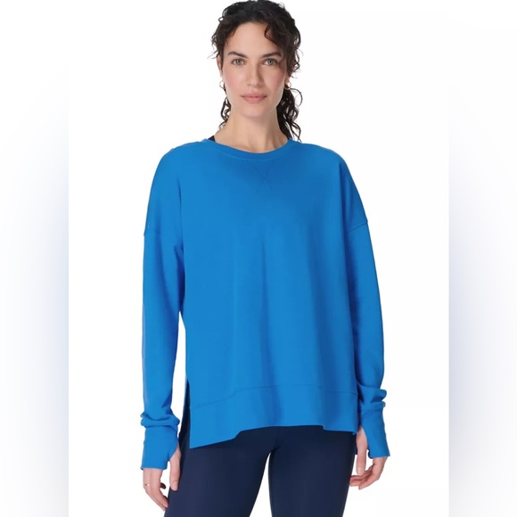 Sweaty Betty Sweaters - SWEATY BETTY AFTER CLASS LONGLINE SWEATSHIRT SMALL